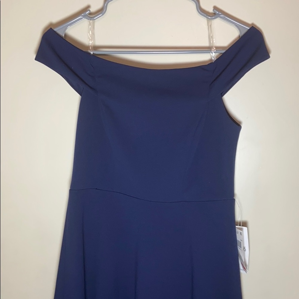 Teeze Me Navy blue high-low dress size 5/6